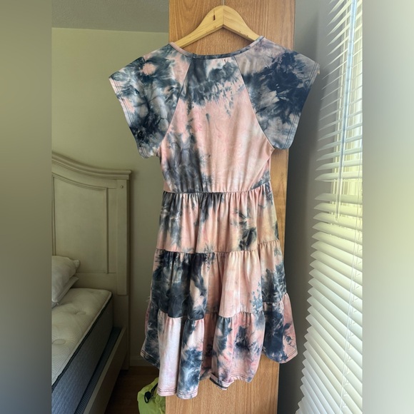 UO Julia Tiered Ruffle Mini Dress - Picture 2 of 5